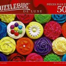 Rainbow Cupcakes - 500 Pieces Deluxe Jigsaw Puzzle