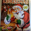 Santa Cover Christmas Jumbo Coloring Activity book includes 4 free song downloads