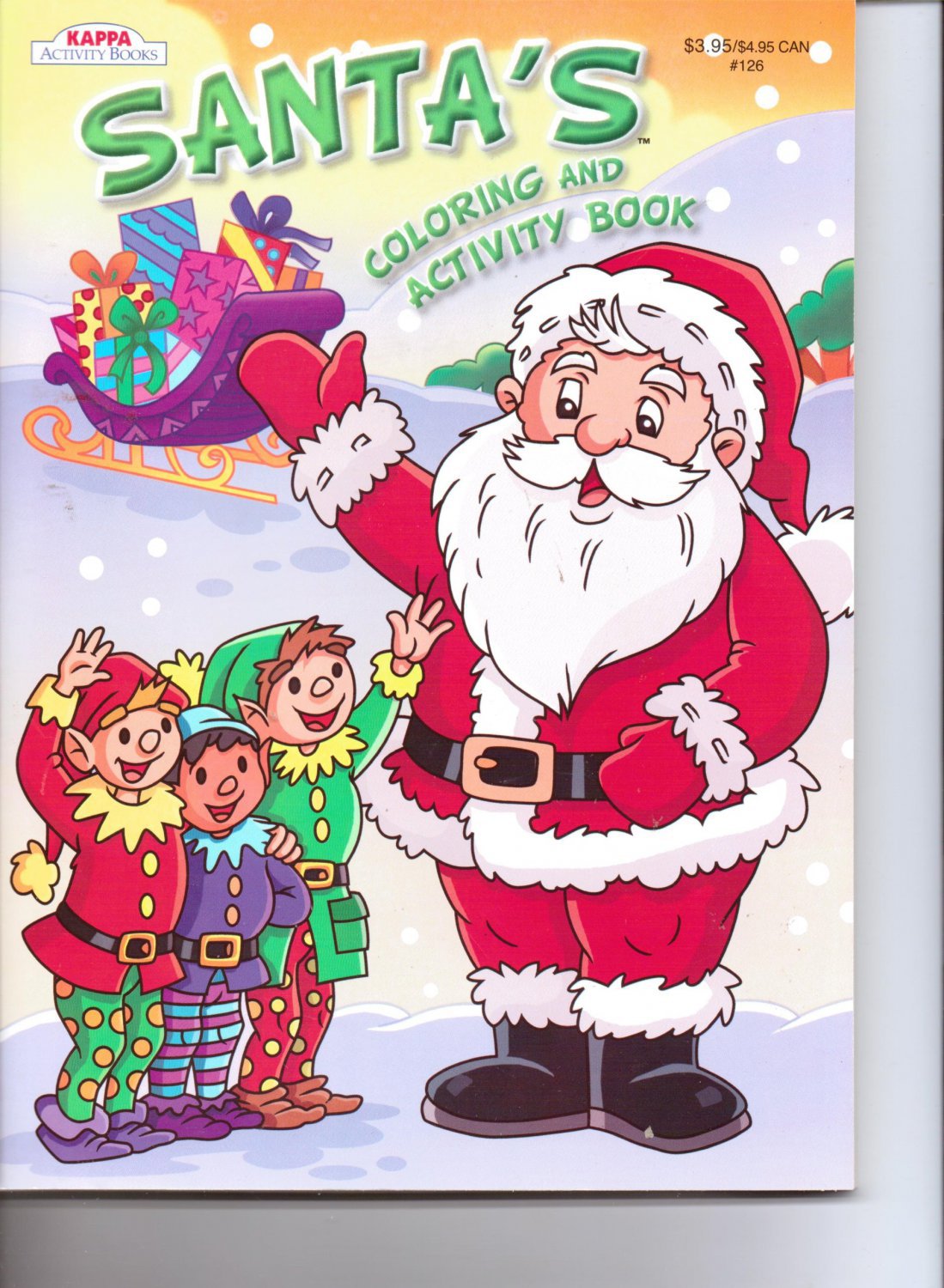 Santa's Coloring & Activity Book