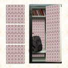 School Locker Magnetic Wallpaper - Pack of 3 Sheets - Geometric (vg 008)