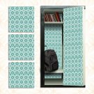 School Locker Magnetic Wallpaper - Pack of 3 Sheets - Geometric (vg 009)