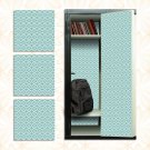 School Locker Magnetic Wallpaper - Pack of 3 Sheets - Geometric (vg 012)