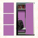 School Locker Magnetic Wallpaper - Pack of 3 Sheets - Geometric (vg 014)