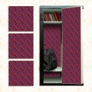 School Locker Magnetic Wallpaper - Pack of 3 Sheets - Geometric (vg 020)