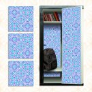School Locker Magnetic Wallpaper - Pack of 3 Sheets - Geometric (vg 021)