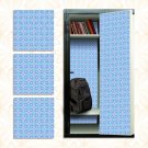 School Locker Magnetic Wallpaper - Pack of 3 Sheets - Geometric (vg 024)