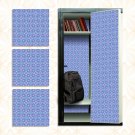 School Locker Magnetic Wallpaper - Pack of 3 Sheets - Geometric (vg 026)