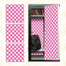 School Locker Magnetic Wallpaper - Pack of 3 Sheets - Polka Dot (vg 001)