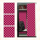 School Locker Magnetic Wallpaper - Pack of 3 Sheets - Polka Dot (vg 006)