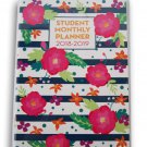 School Monthly Planner for 2018-2019 (Floral) School Monthly Planner for 2018-2019 (Floral)
