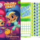 Shimmer and Shine - Coloring & Craft Book - Genie Halloween Party + Award Stickers and Charts