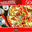 Sliced Fresh Baked Supreme Pizza - 500 Pieces Jigsaw Puzzle