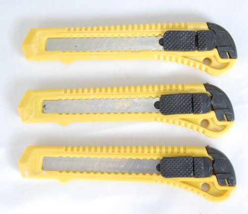 Snap-off Blade Utility _ Box Cutter Knives - 3 pc