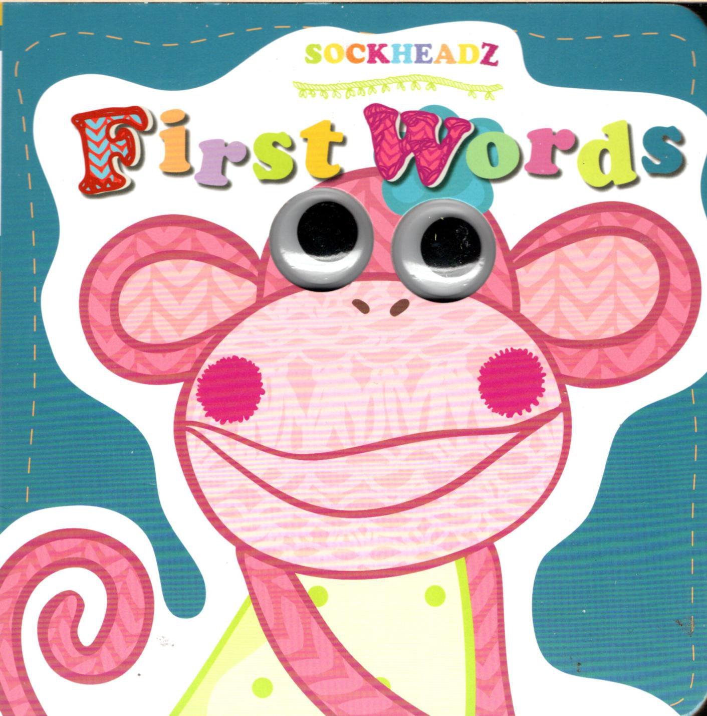 SOCKHEADZ _ FIRST WORDS Learning to Read Board Book