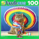 Sombrero Kitty - 100 Pieces Jigsaw Puzzle