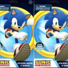 Sonic the Hedgehog - Sticker Book 4 Sheets over 300 Stickers (Set of 2 Pack)