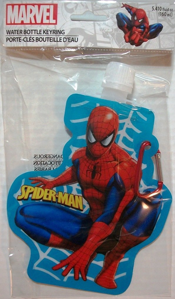 Spiderman Water Bottle Keyring