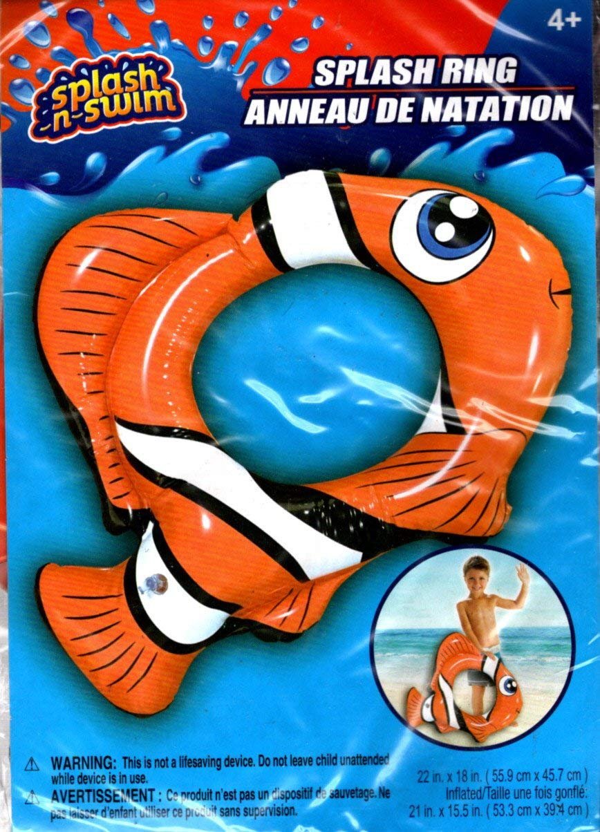 Splash-N-Swim - 22_ x 18_ Swim Ring - Swim Time Fun!