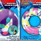 Splash-N-Swim - Beach Ball Balloon - 20 in & Splash-N-Swim - 26.5_ Swim Ring (Set of 2) Splash-N-Swim - Beach Ball Balloon - 20 in & Splash-N-Swim - 26.5_ Swim Ring (Set of 2)