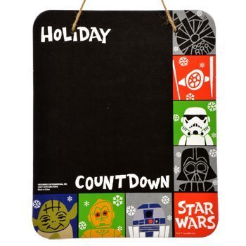 Star Wars Holiday Countdown Chalkboard