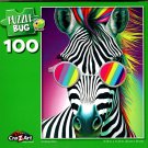 Stripey Zebra - Puzzlebug - 100 Piece Jigsaw Puzzle Stripey Zebra - Puzzlebug - 100 Piece Jigsaw Puzzle