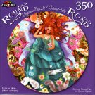 Summer Flower Fairy by Cennet Kapkac - 350 Piece Round Jigsaw Puzzle Summer Flower Fairy by Cennet Kapkac - 350 Piece Round Jigsaw Puzzle