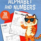 Teaching Tree Alphabet and Numbers - Worksheets Workbook - Grades PRE K-K Teaching Tree Alphabet and Numbers - Worksheets Workbook - Grades PRE K-K