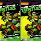 Teenage Mutant - Stickerland Includes Stickers 4 Sticker Sheets (Set of 2)