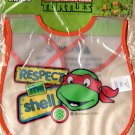 Teenage Mutant Ninja Turtles Baby Bib Respect The Shell 100% PEVA Velcro Closure Toddler Pack Of 2 Teenage Mutant Ninja Turtles Baby Bib Respect The Shell 100% PEVA Velcro Closure Toddler Pack Of 2