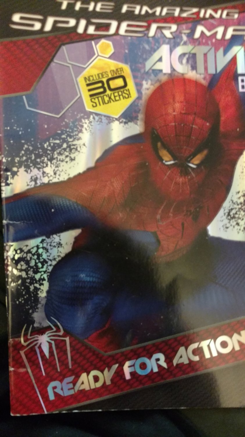 The Amazing Spider-Man Activity Book Includes Over 30 Stickers Ready for Action