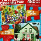 The Quilting Bee_Colorful Quilt Shop, Mahone Bay, Nova Scotia - Total 480 Jigsaw Puzzles