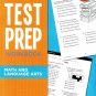 Third Grade Math & Language Arts Standards Based Excellent Standardized Test Preparation Workbook