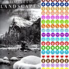 Timeless Landscapes 2021-2022 2 Year Pocket Planner_Calendar_Organizer - with 100 Reminder Stickers