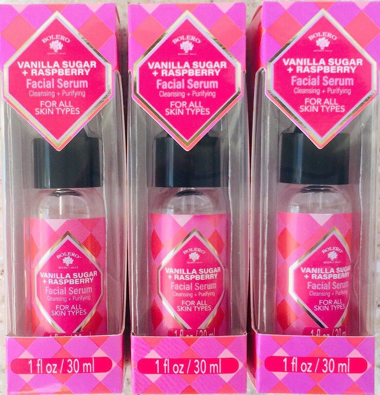 Vanilla Sugar Raspberry Facial Face Serum
