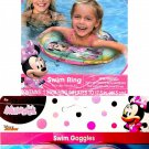 What Kids Want Disney Junior - Minnie Swim Goggles + Swim Ring (Set of 2)