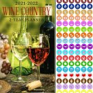 Wine Country 2021-2022 2 Year Pocket Planner_Calendar_Organizer - with 100 Reminder Stickers