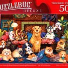Woofing from Home - 500 Pieces Deluxe Jigsaw Puzzle