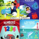 Workbooks Kindergarten Educational with Sticker Sheet - Set of 4 Books - v2 Workbooks Kindergarten Educational with Sticker Sheet - Set of 4 Books - v2
