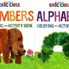 World of Eric Carle - Numbers. Alphabet - Coloring & Activity Educational Book - (Set of 2)