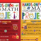 World of Wonder Activity Workbook - Hands-On! Math Exploring Shapes & Math Projects (Set of 2)