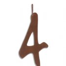 Family Matters Metal Yard Stake  ADDRESS  Whimsical Number FOUR