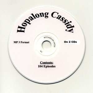 Old Time Radio Shows Hopalong Cassidy 104 Episodes (2) Cd's Otr