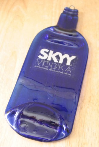 Skyy Vodka bottle Flattened (slumped) Liqueur/wine bottle
