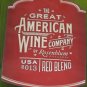 Great American Wine bottle Flattened (slumped) Liqueur/wine bottle