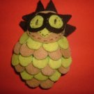 Owl brooch