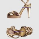 CHLOE python and golden leather,hight heeled sandals,New with box