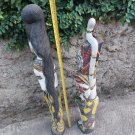 decorationa pair of balinese statues