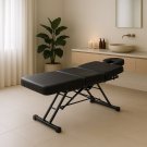 Salon Lash Bed Chair with Tray – Adjustable Facial Massage Tattoo Table Black