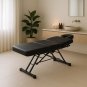 Salon Lash Bed Chair with Tray – Adjustable Facial Massage Tattoo Table Black