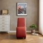 Red Faux Leather Relaxation Yoga Chaise Lounge 68.5âD Modern